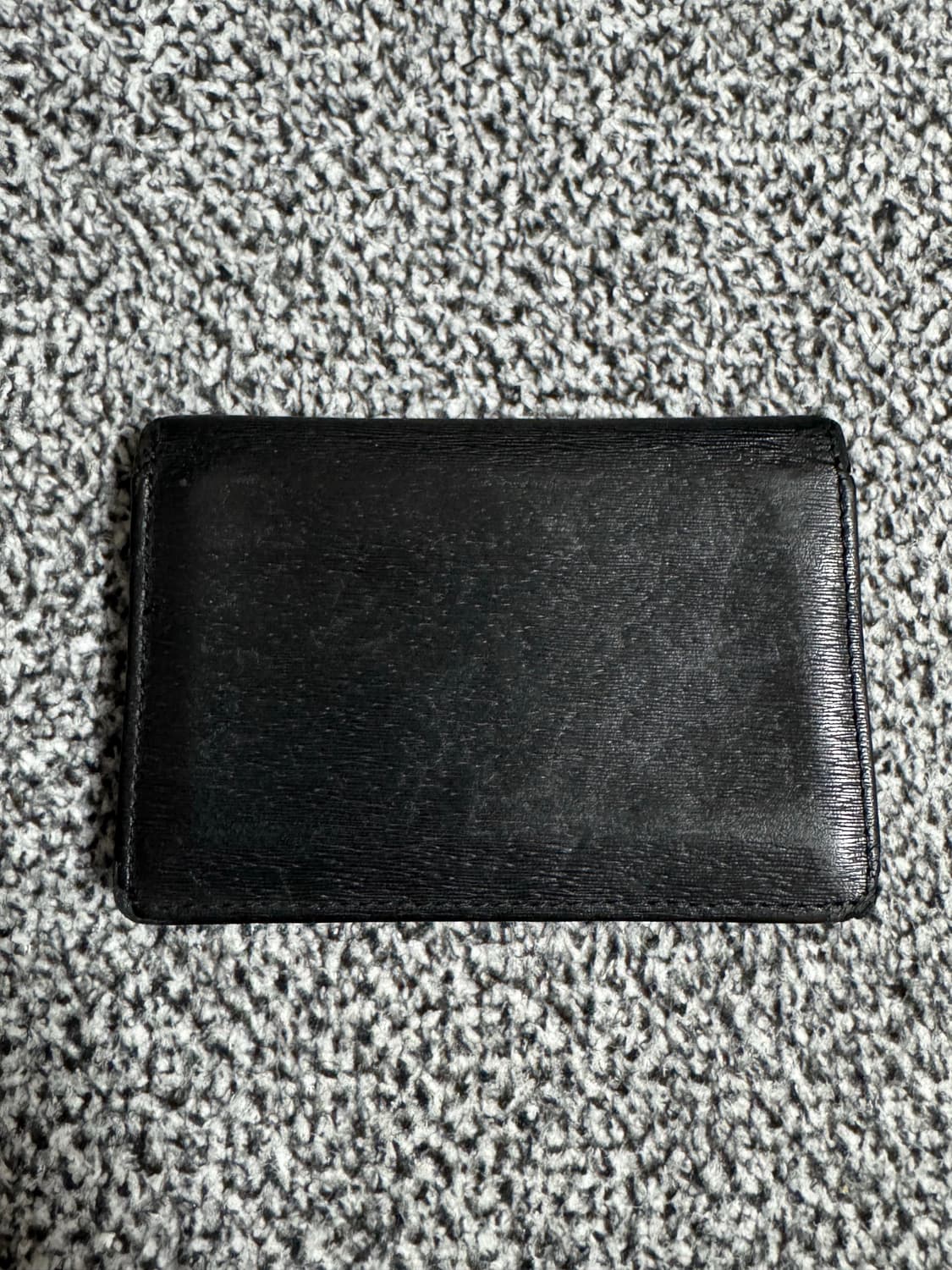 요시다포터 블랙 레더 카드케이스 카드지갑 명함지갑 상품이미지2