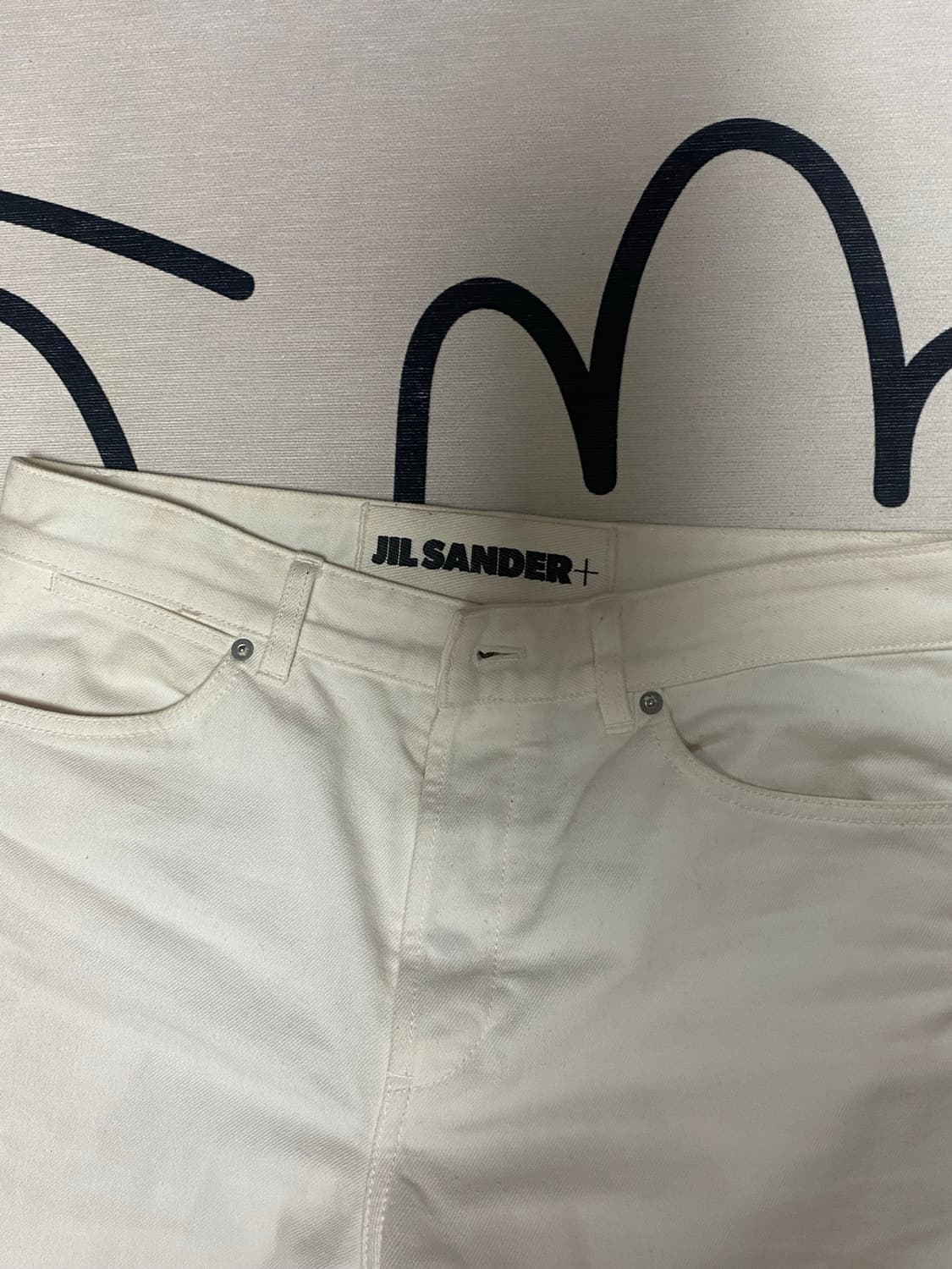 질샌더 화이트 진 상품이미지1