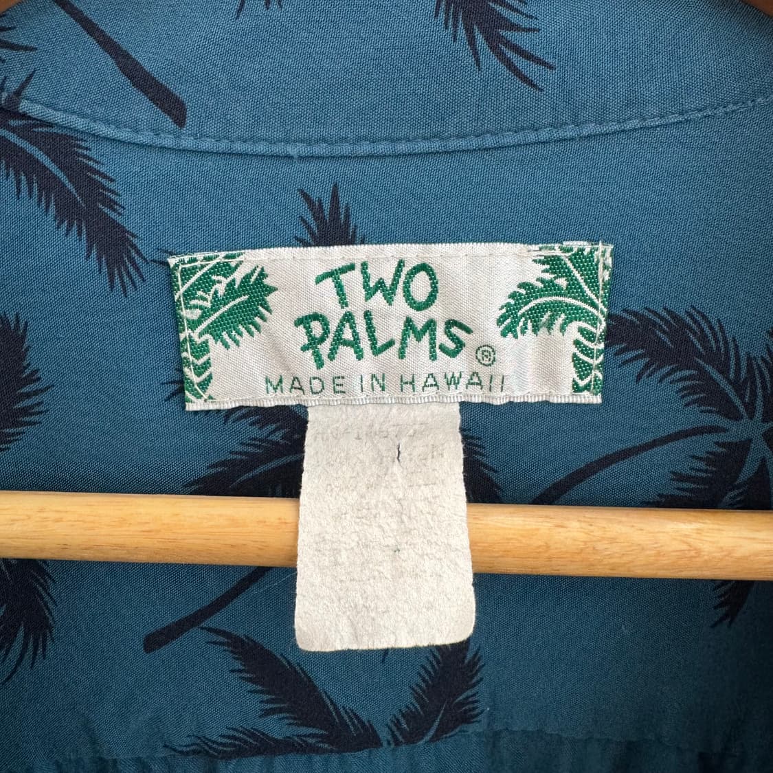 Two Palms 야자수 하와이안 셔츠 made in Hawaii (L) 상품이미지5