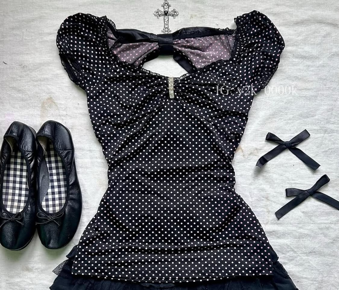 교/판) 세실맥비 핑크 도트탑 상품이미지1