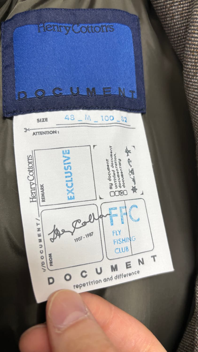 헨리코튼 도큐먼트 ffc 울 헤비 다운 신품 패딩 100판매/ 95 교체 상품이미지6