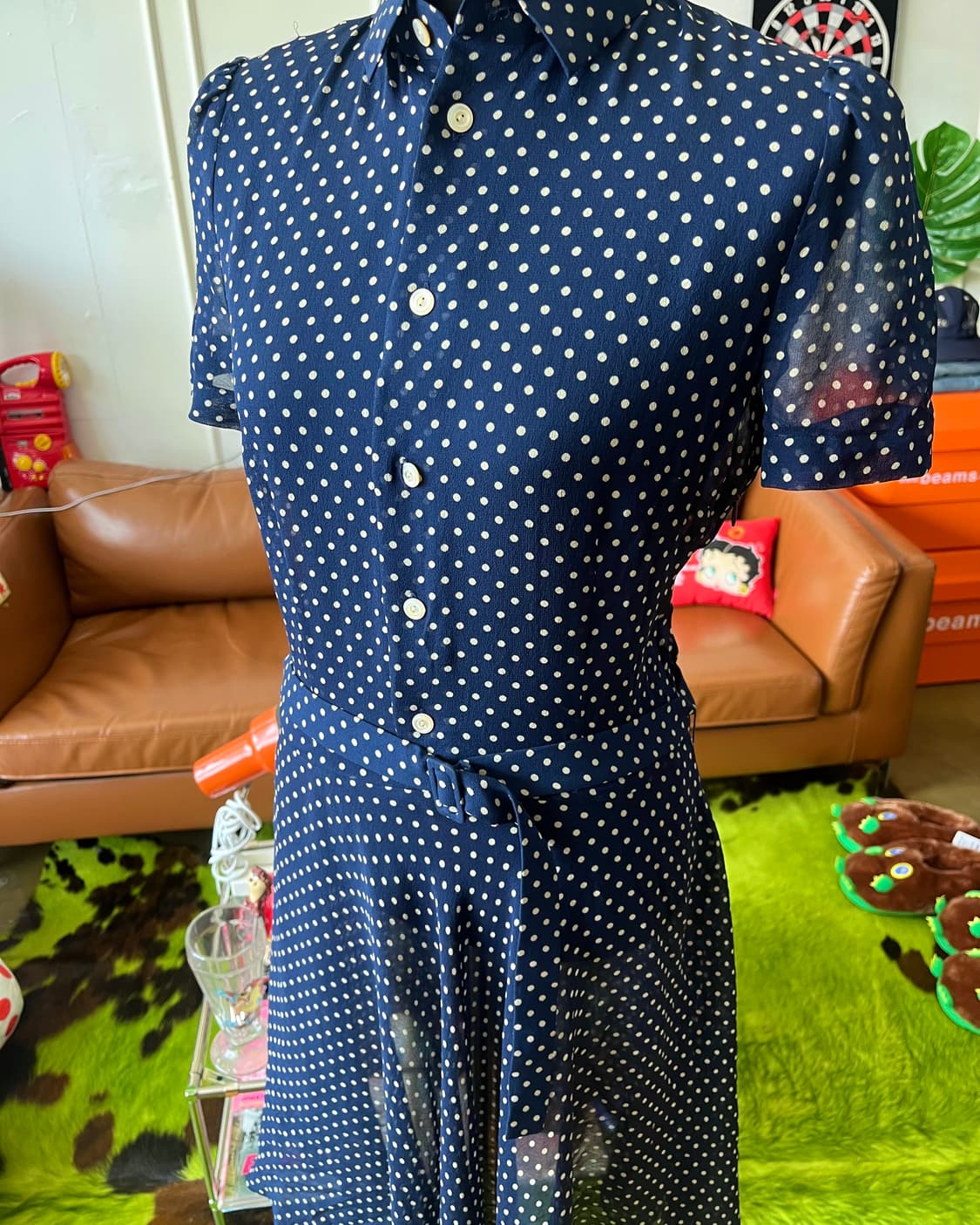 Polo Ralph Lauren Belted Dot One-Piece 상품이미지2