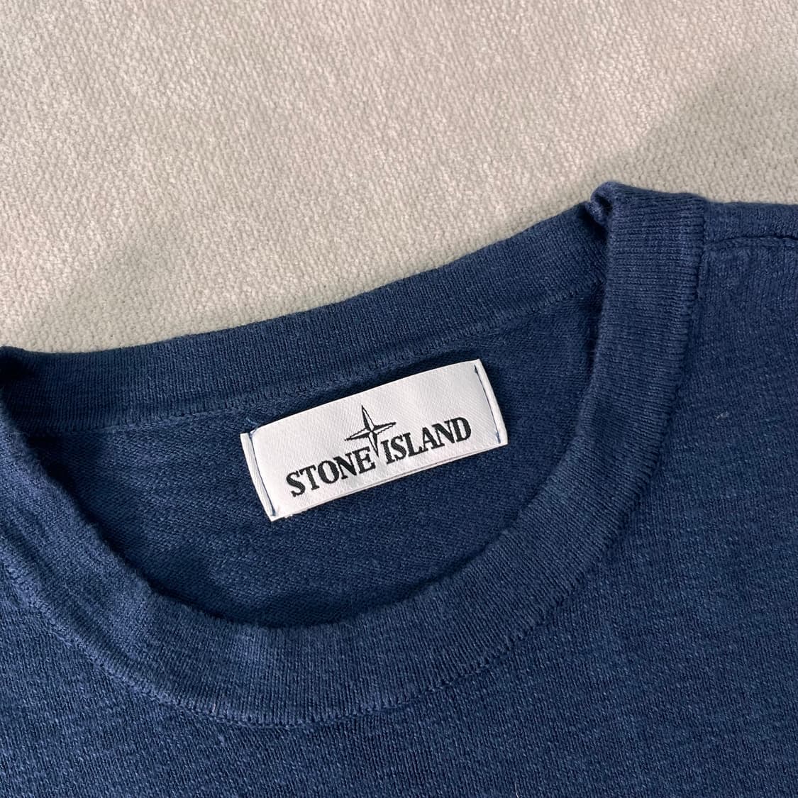 100 스톤아일랜드 오가닉 코튼 네이비 니트 상품이미지2