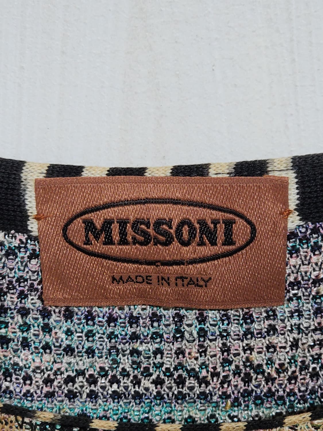 (L) 미쏘니 니트 패턴 스웨터 라운드 이태리판  상품이미지3