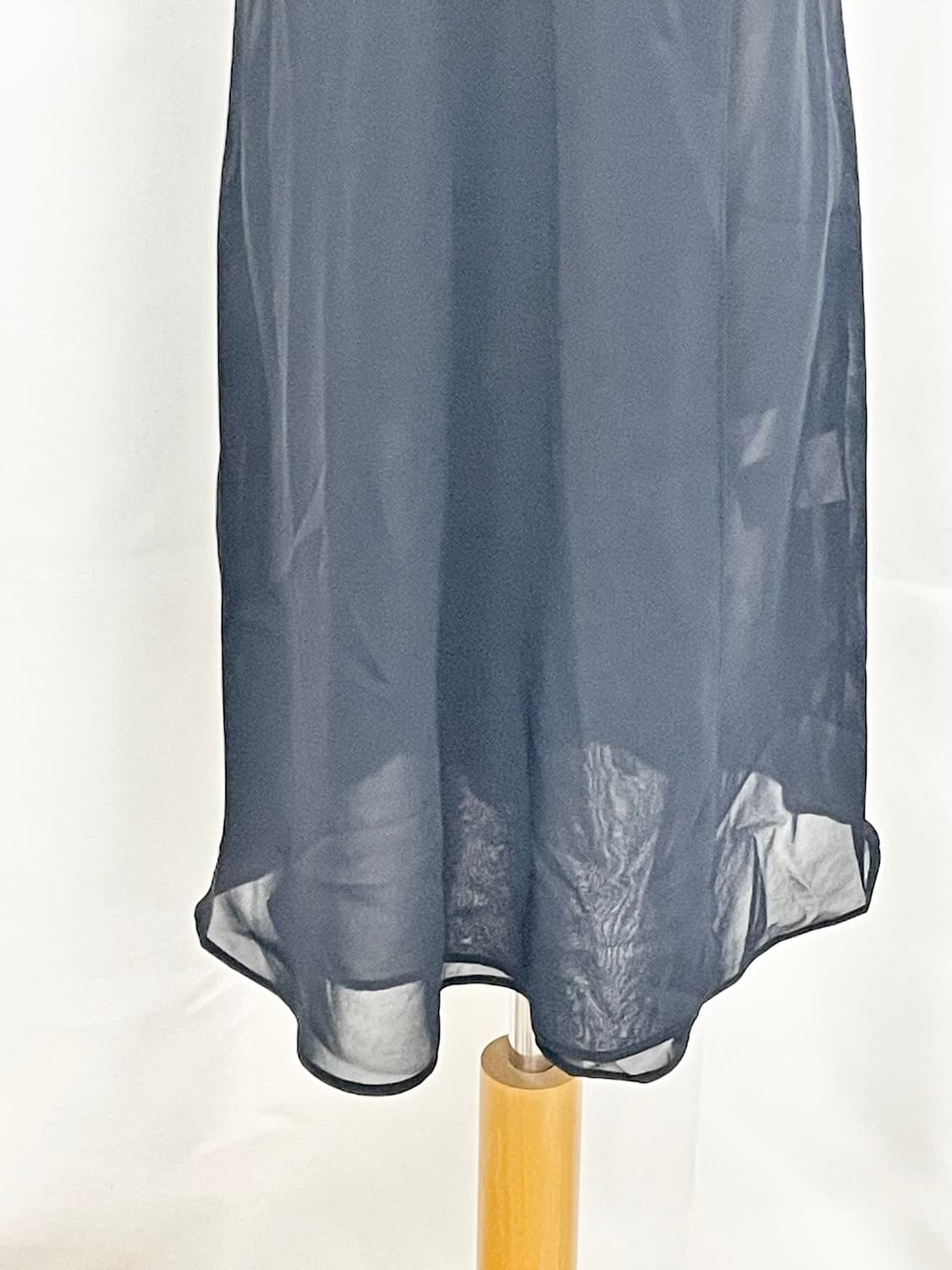 etam 블랙 시어 리본 슬립 상품이미지5