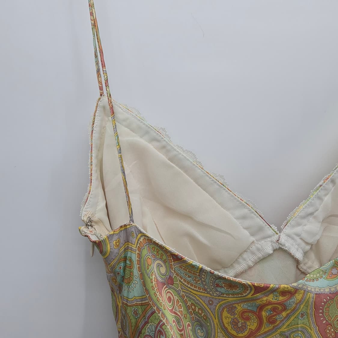 빈티지 실크 슬립 드레스 / 페이즐리 슬립 원피스 상품이미지4