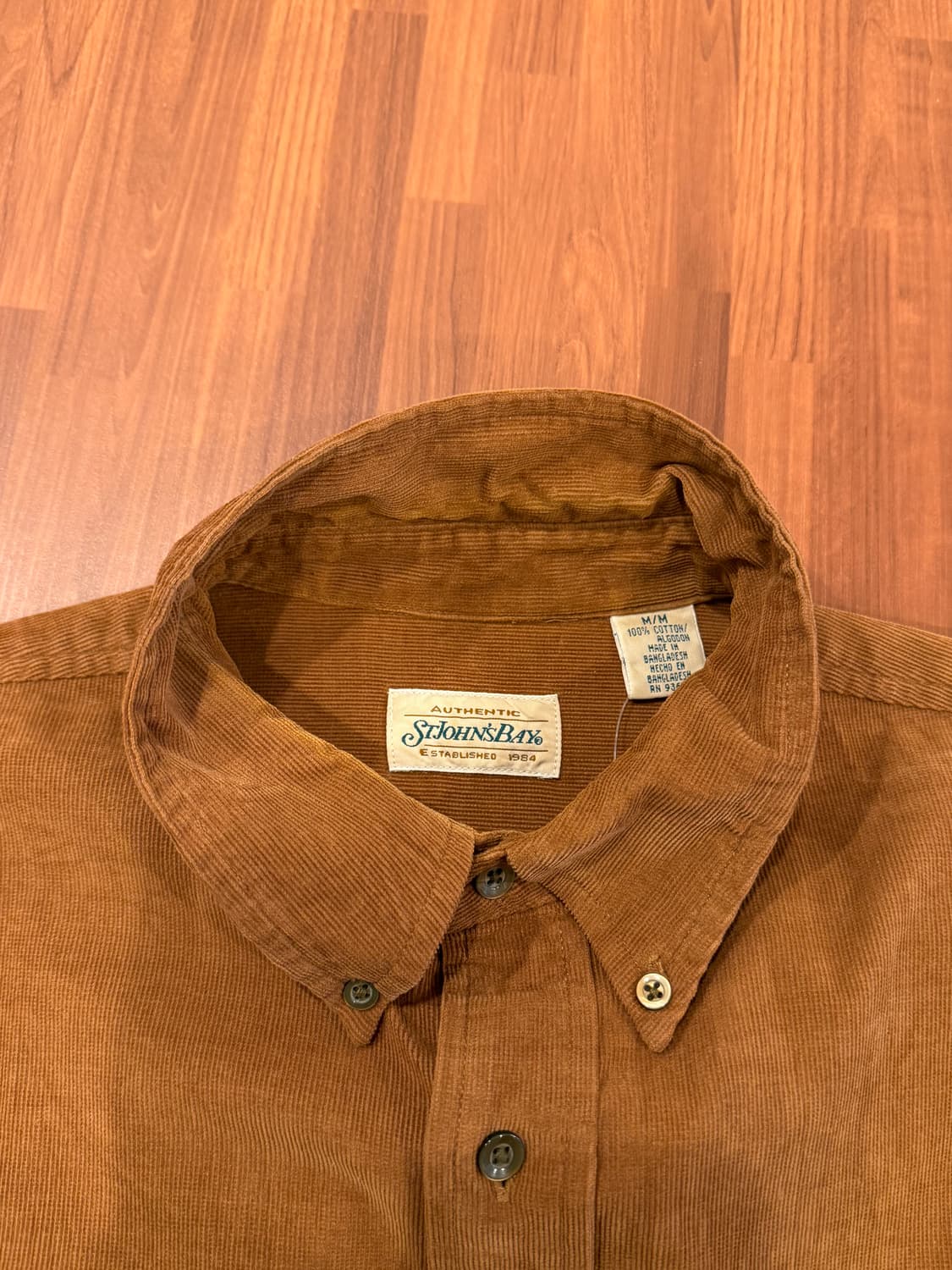 00s ST.John's Bay 세인트 존스 베이 빈티지 코듀로이 셔츠 상품이미지8
