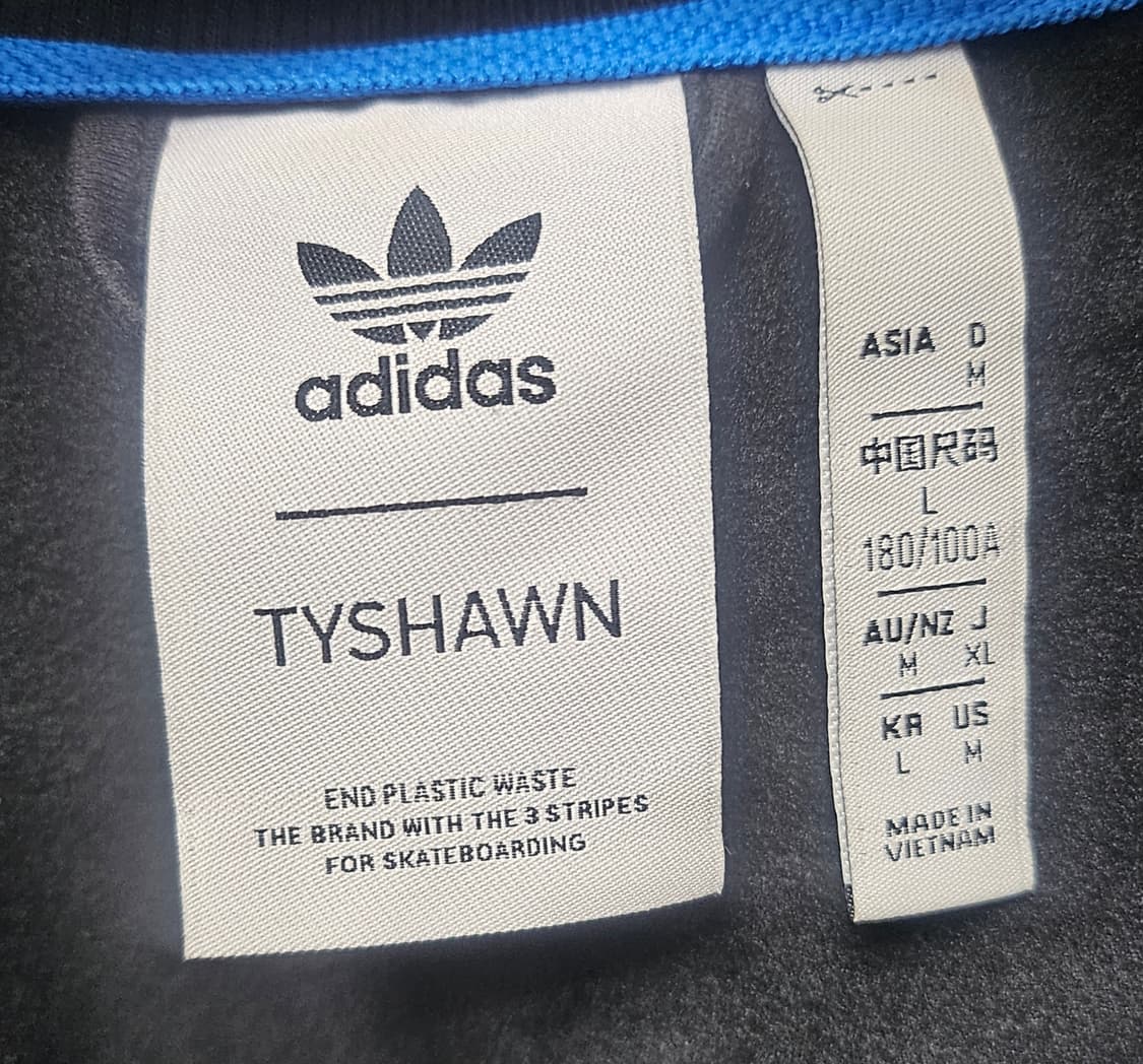 (100~110)L 아디다스 파이어버드 금장자수[검파] 벨루어 트랙탑져지 상품이미지2