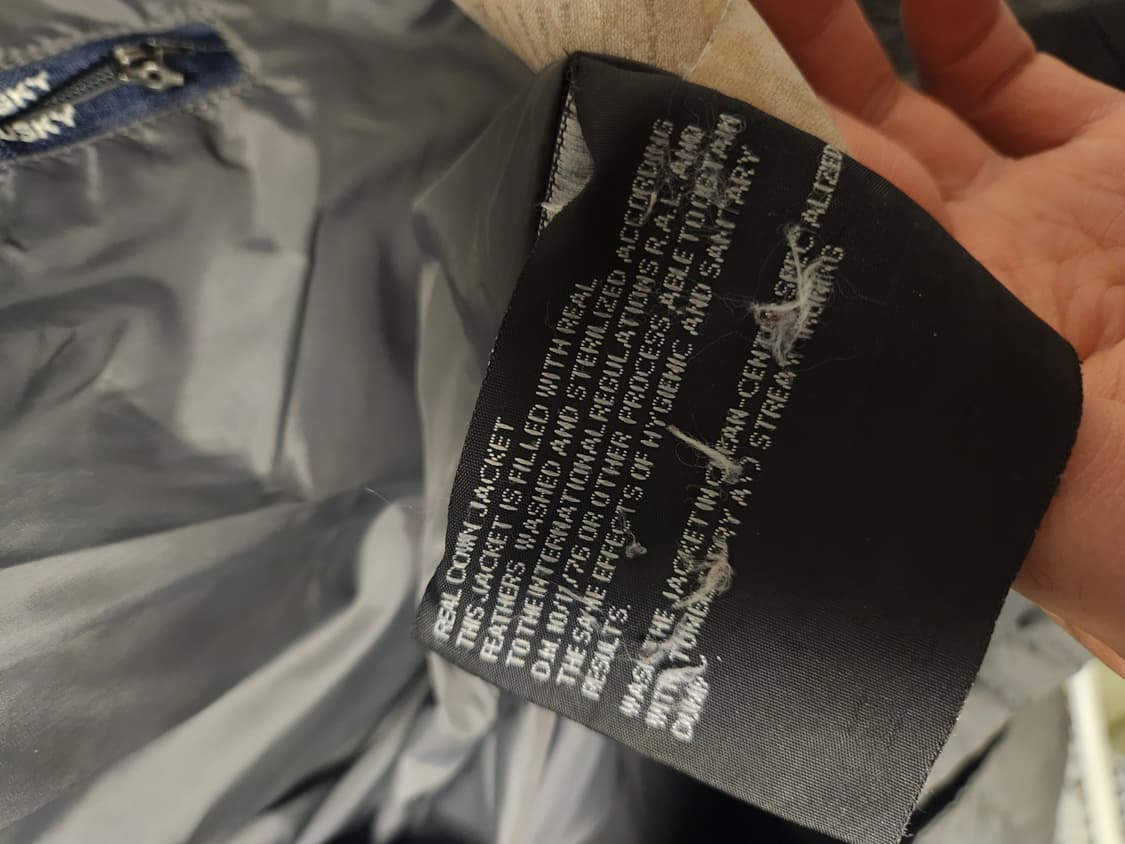 허스키 빈티지 퀼팅 리얼 다운 패딩 L~XL 상품이미지6