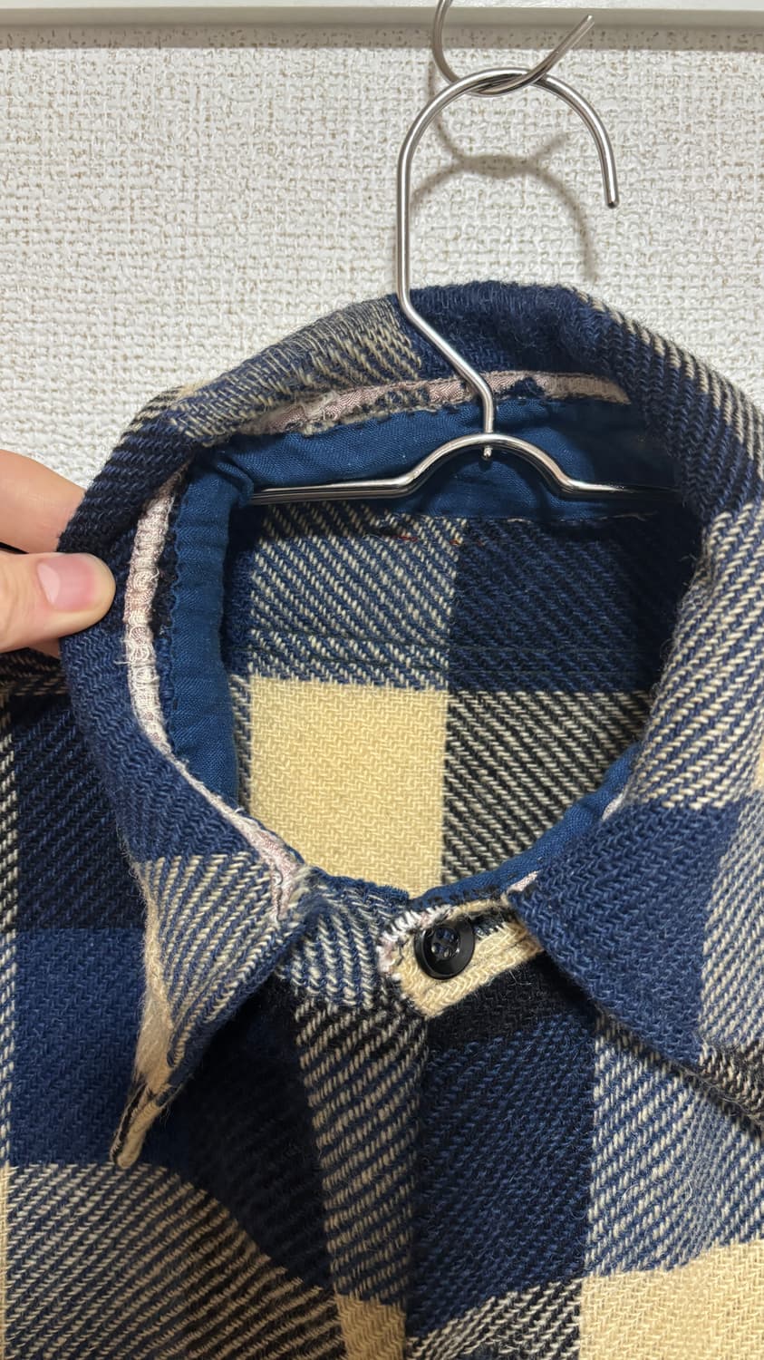 40s 울 플란넬 보로 셔츠 상품이미지2