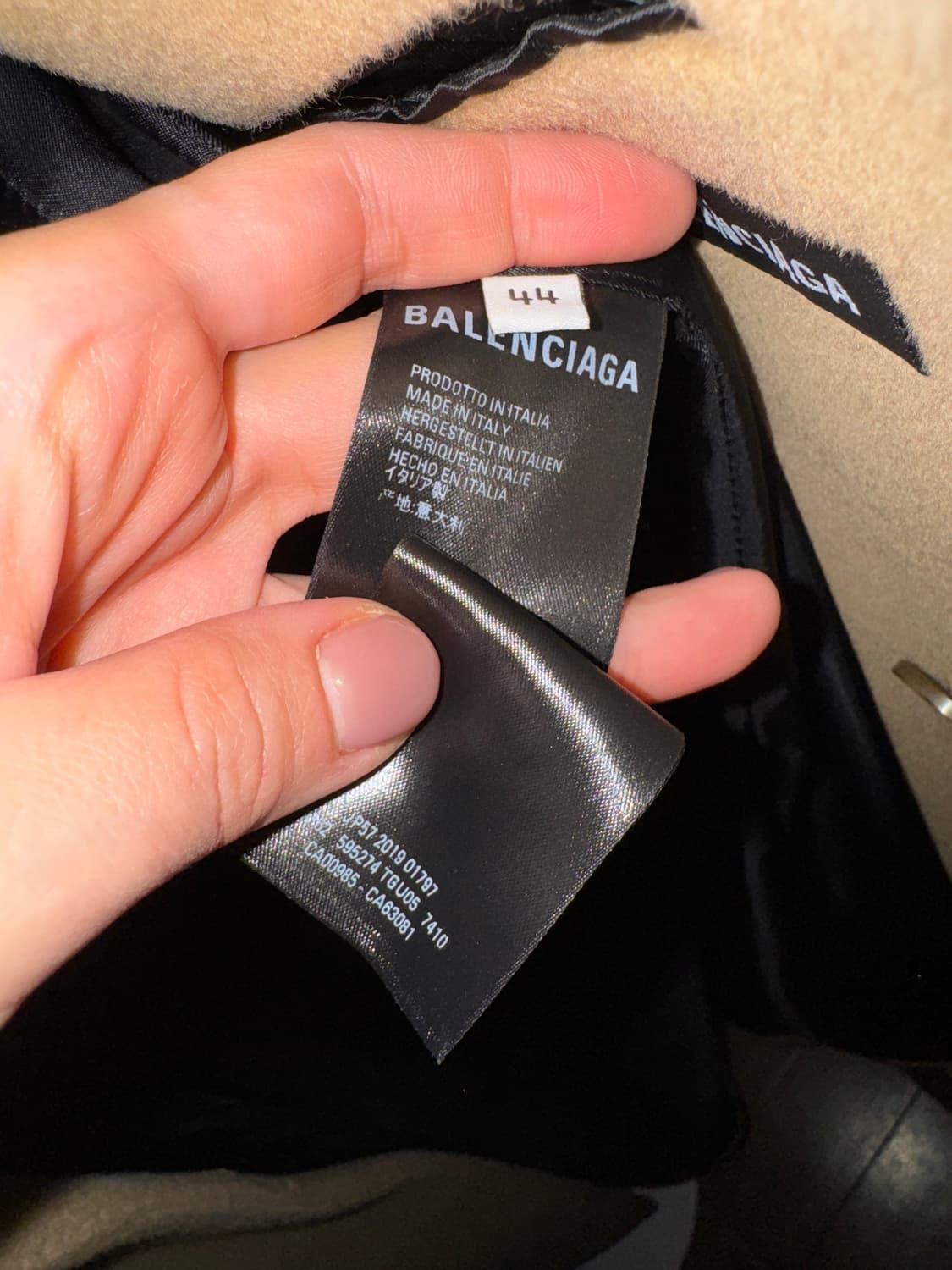 ✨[레어템/남녀공용] 2019FW 발렌시아가 캐시미어 코트 상품이미지4