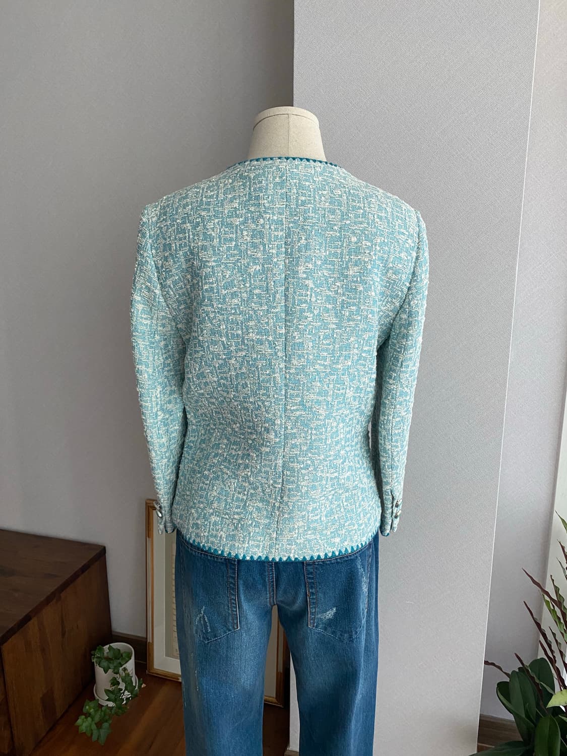 ZARA 자라 트위드 쟈켓(S,새제품) 상품이미지4