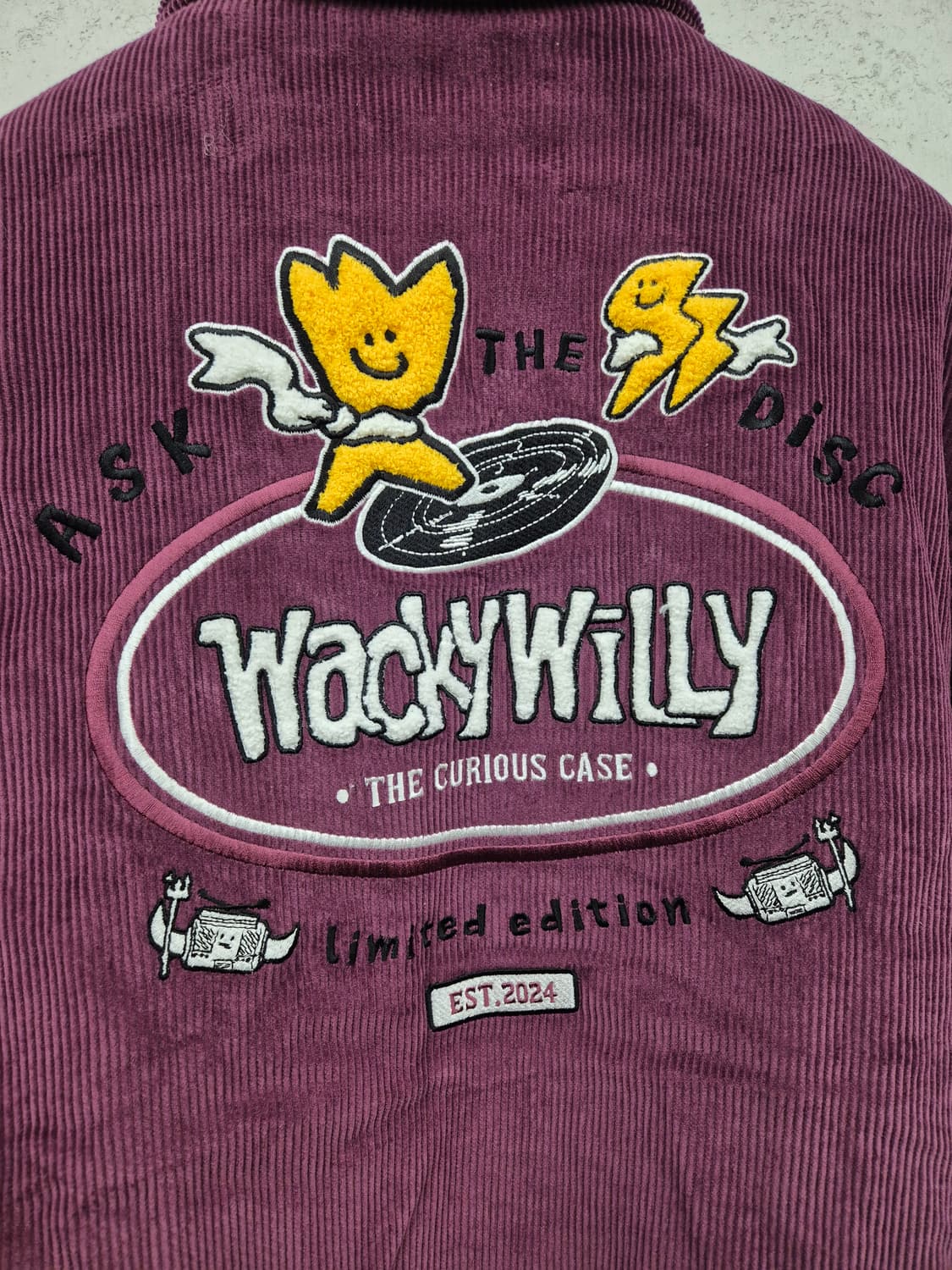 WACKY WILLY 코듀로이 자켓 버건디 상품이미지6