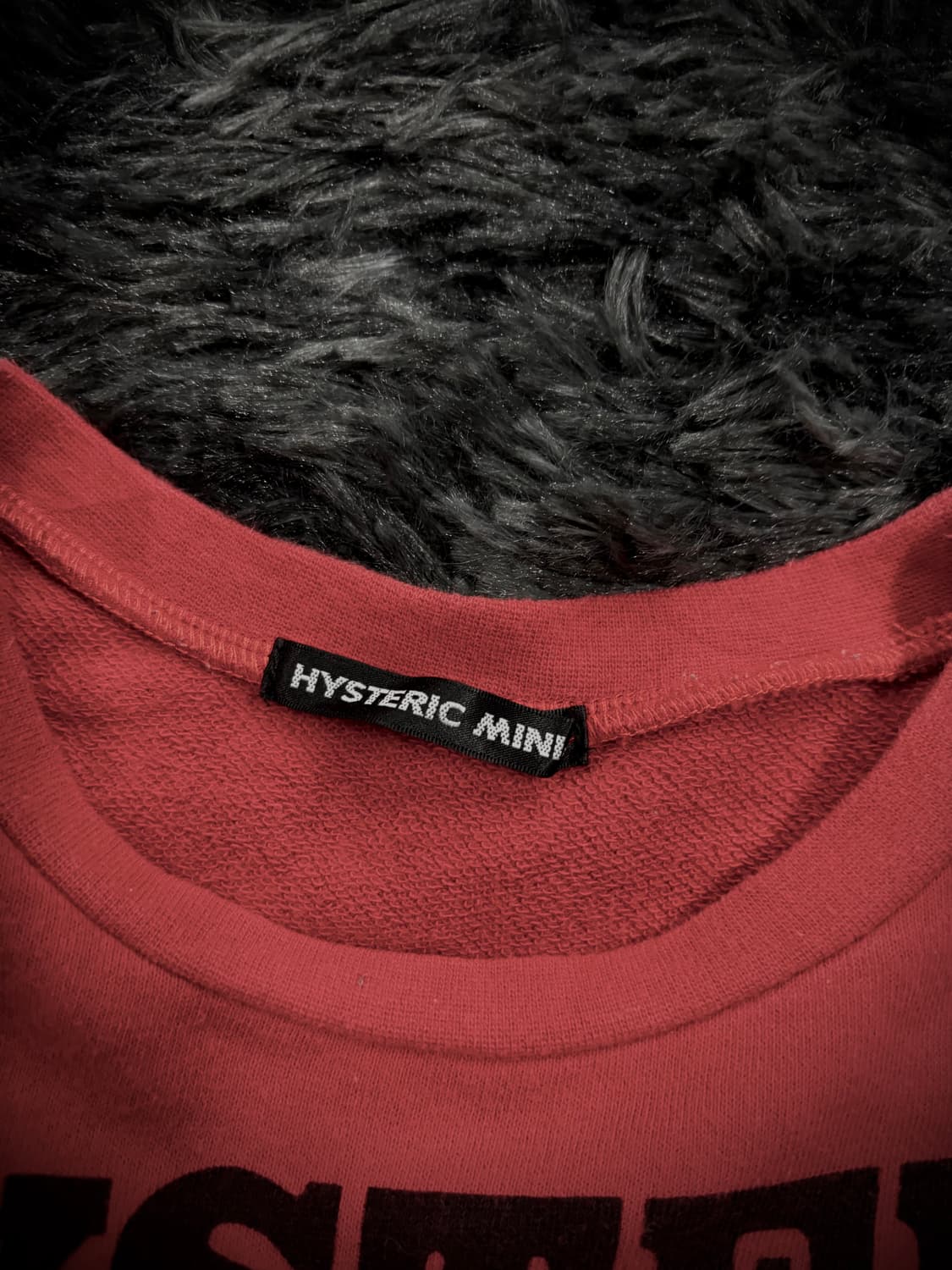 Hysteric Mini 레드 그래픽 티셔츠 상품이미지6