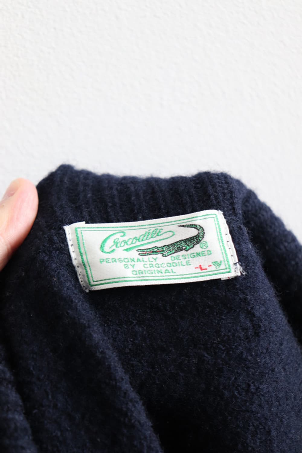 Crocodile vtg wool zip-up 상품이미지8