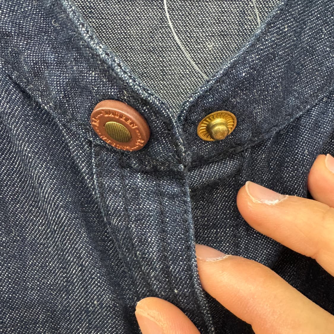 폴로 데님 셔츠 원피스 네이비 여성 M 상품이미지4