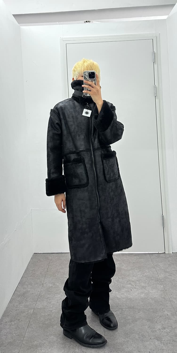 Vintage black fur mustang  상품이미지1