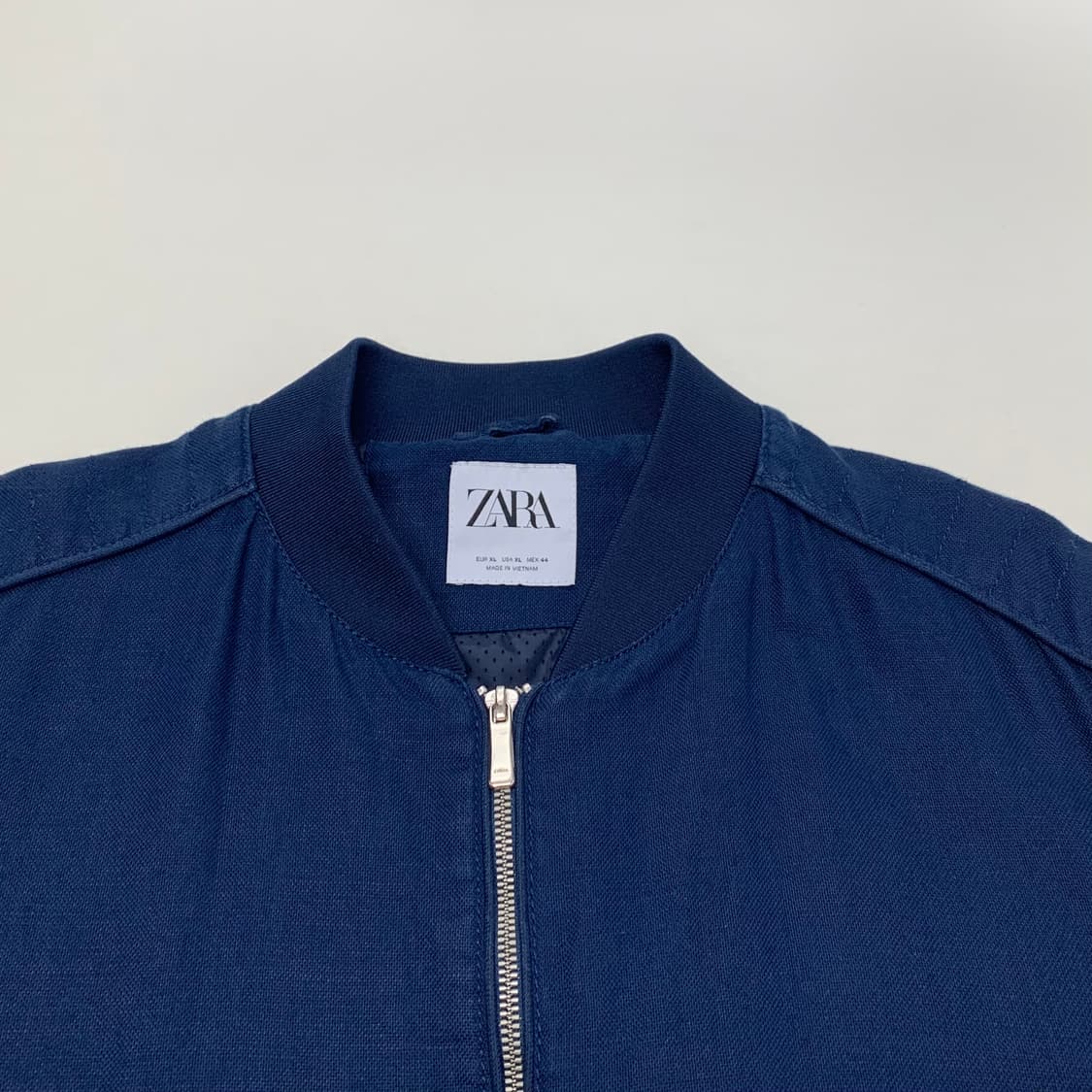 ZARA 자라 린넨 블루종 자켓 (XL) 상품이미지2