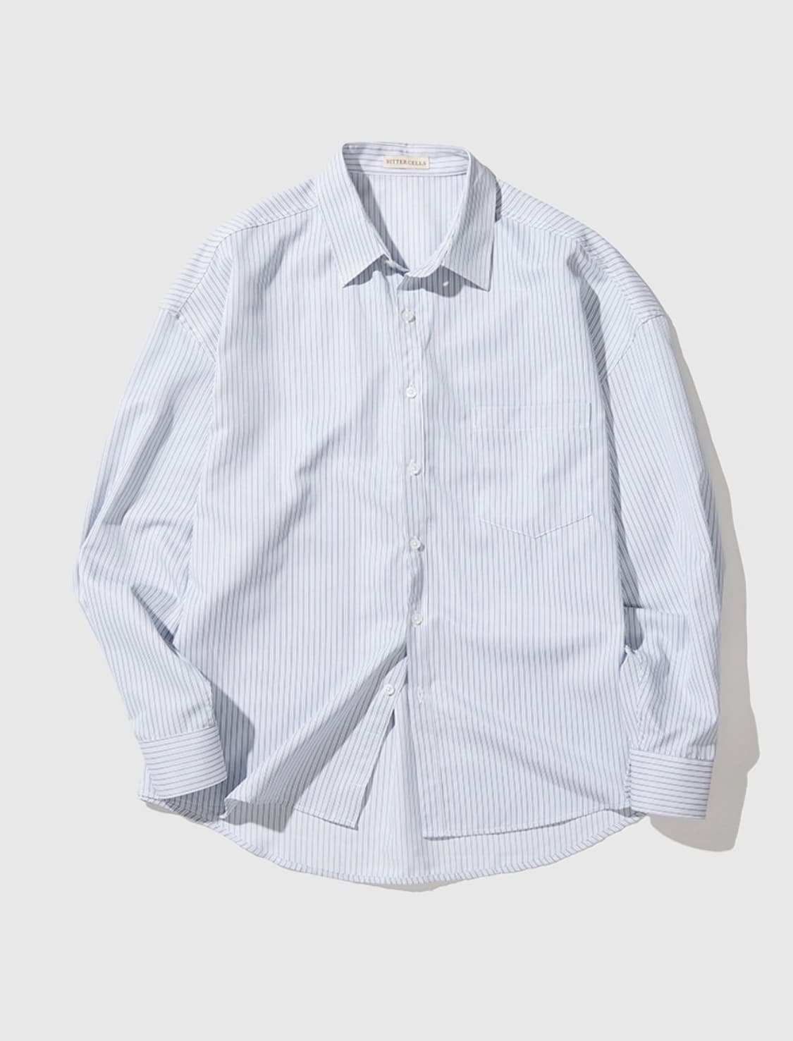 새상품 BITTERCELLS 윈드 스트라이프 셔츠 상품이미지2