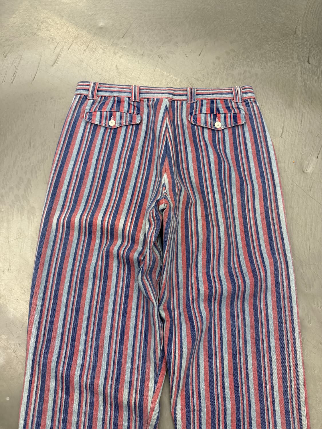 OLD EURO VINTAGE STRIPE WIDE 유로빈티지워크팬츠 상품이미지7