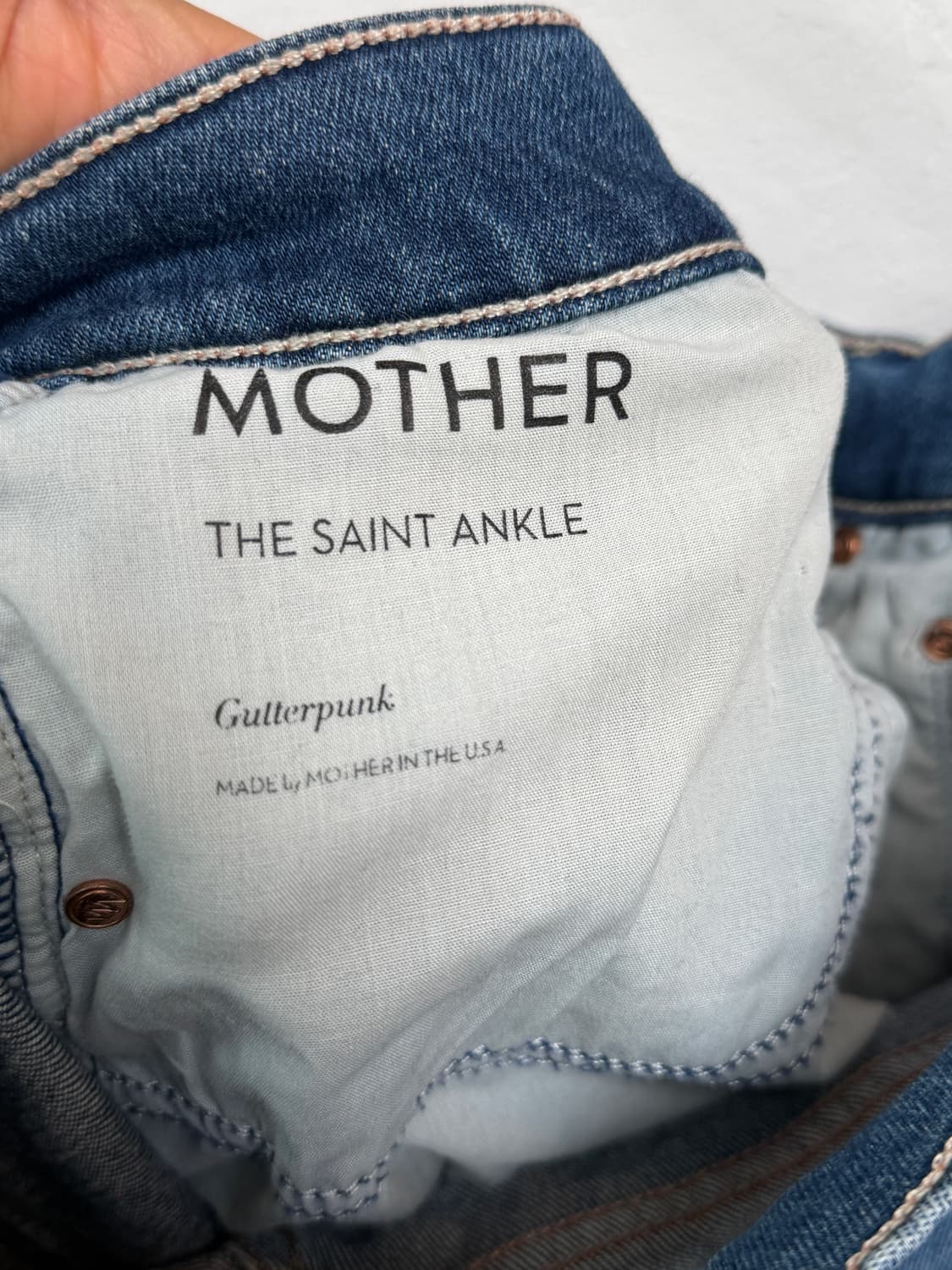 Mother denim 마더 데님 세인트 앵클핏 데님팬츠 W25 상품이미지3