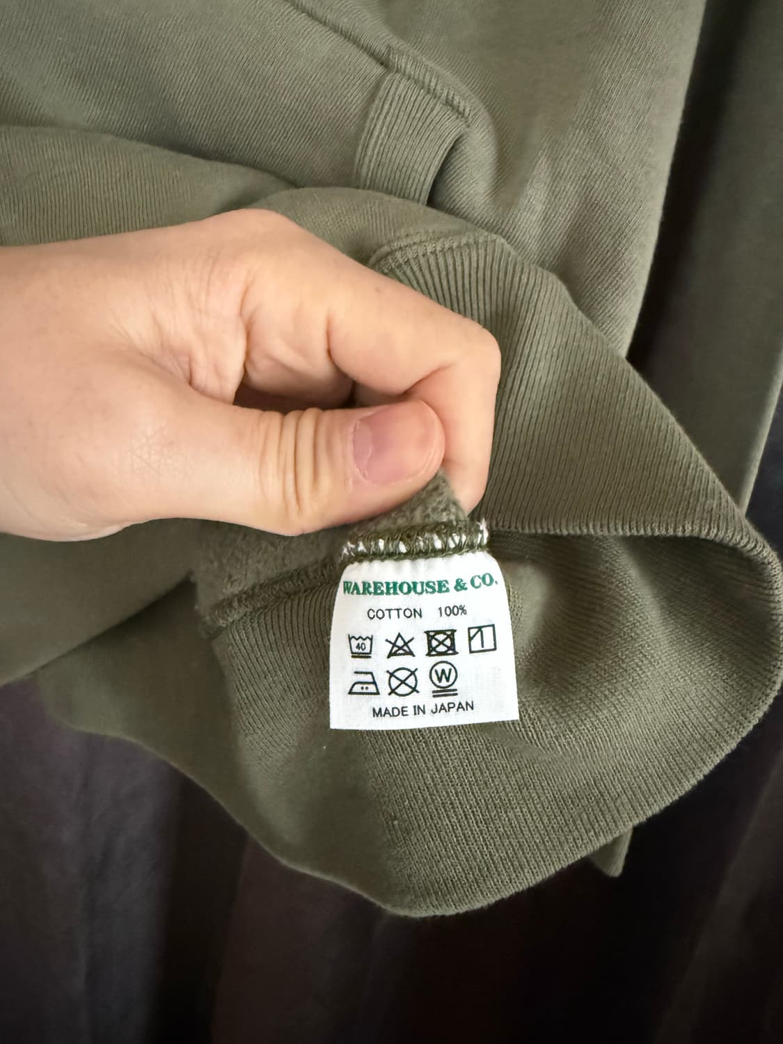 웨어하우스 42 새상품 후드 상품이미지3