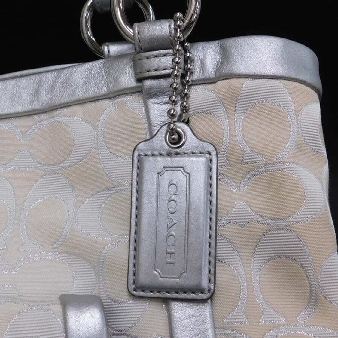 코치 실버 y2k 토트백 숄더백 상품이미지6