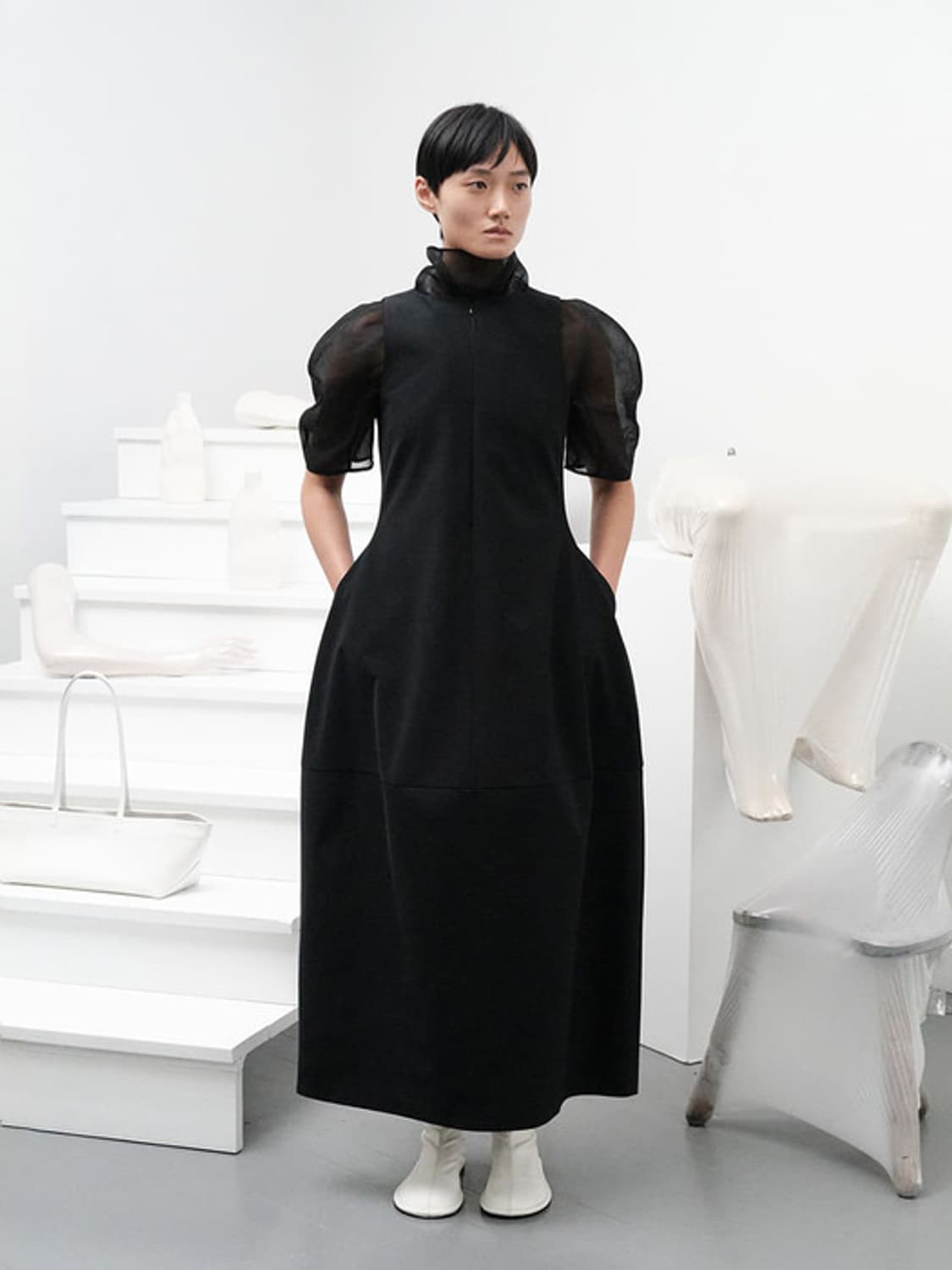 amomento hourglass long dress 0사이즈 새상품 상품이미지1