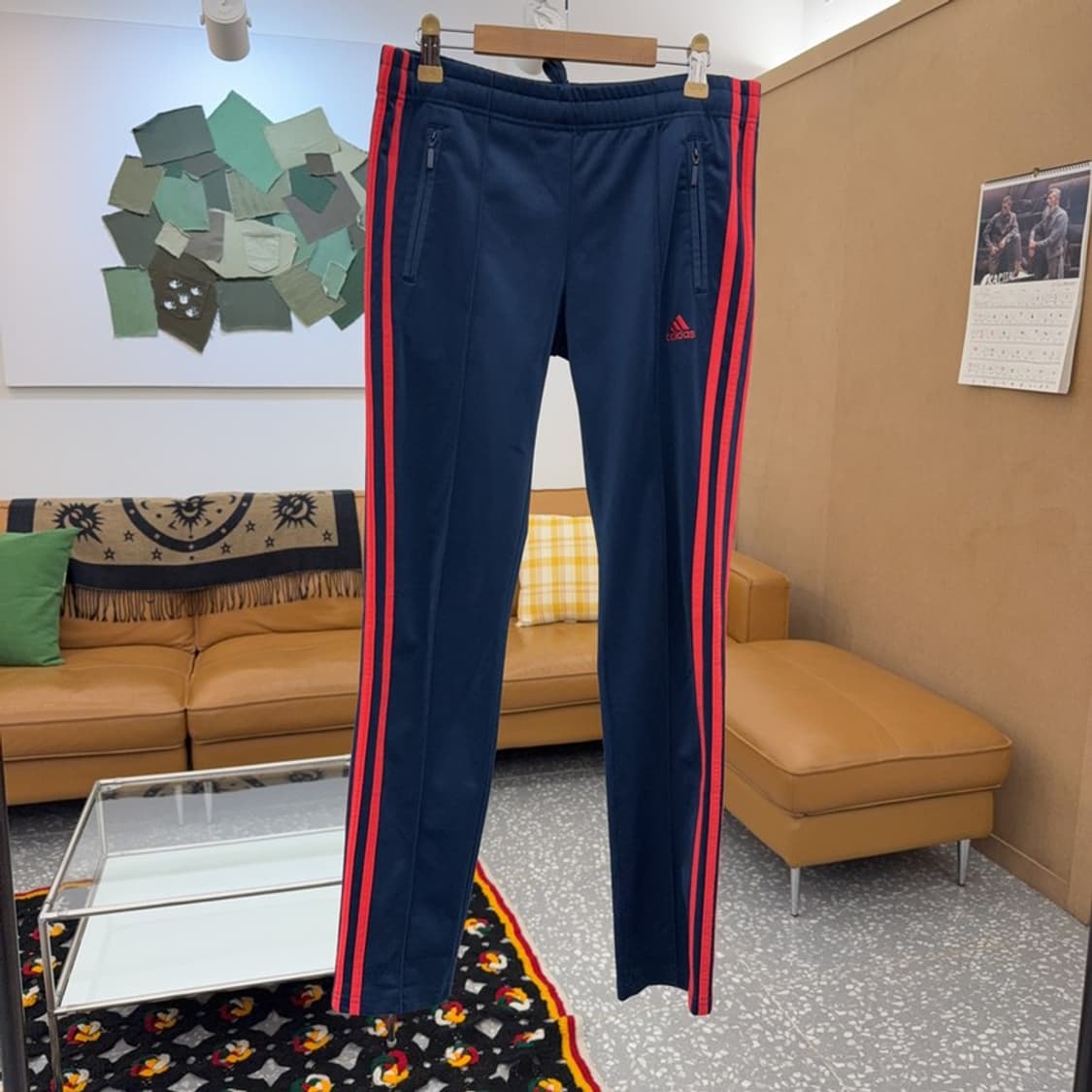 아디다스 올드스쿨 빈티지 네이비핑크 트랙팬츠 80 C08388 상품이미지3