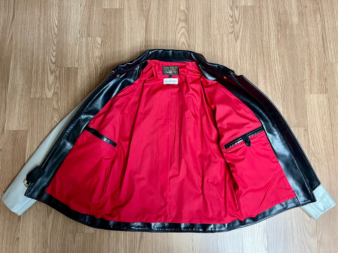 밴슨 Vanson Leathers Enfield 소가죽 자켓 사이즈 L 상품이미지8