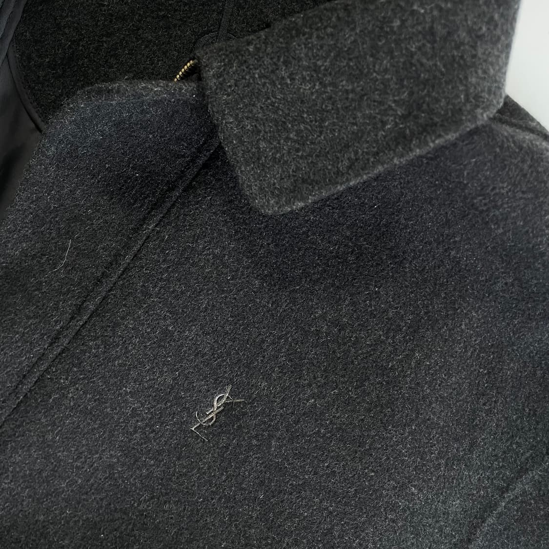 YvesSaintLaurent  입생로랑 자수 울 블루종 자켓 (내피포함 상품이미지2