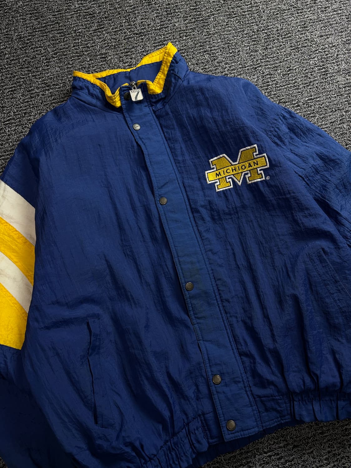 LOGO SEVEN USA 오리지날 미시건 컬리지 바시티 점퍼 1617 상품이미지3