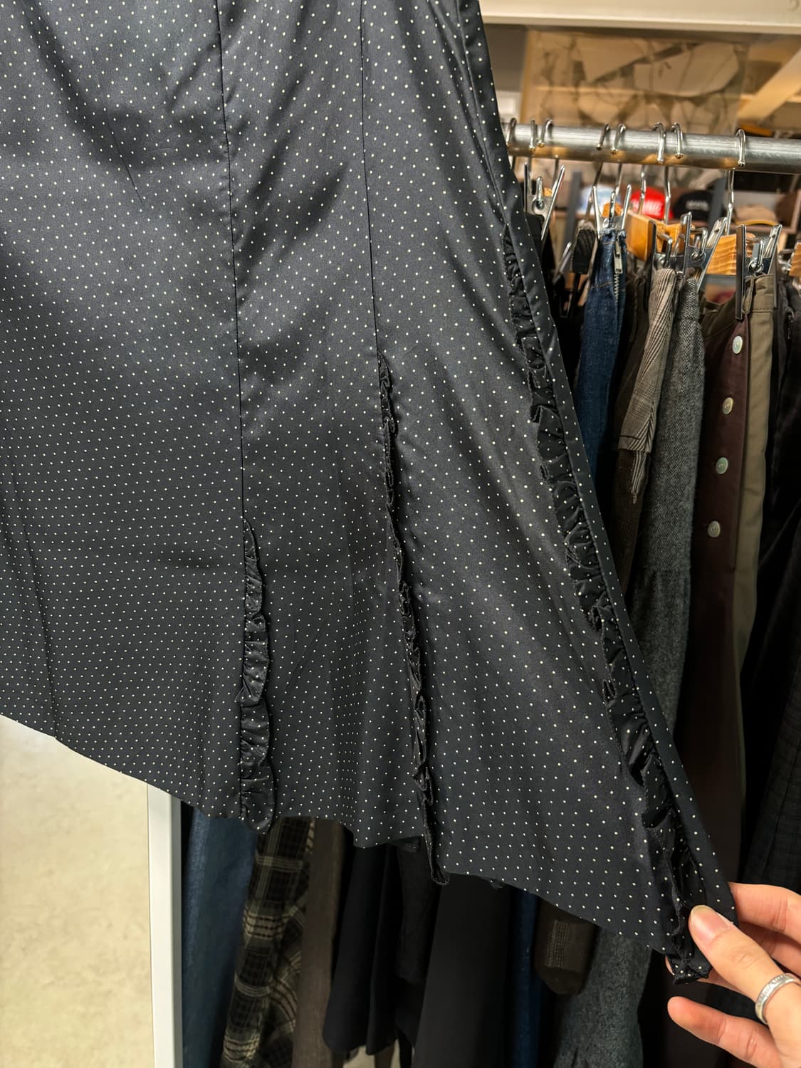 스포츠막스 도트 실크 스커트 상품이미지4