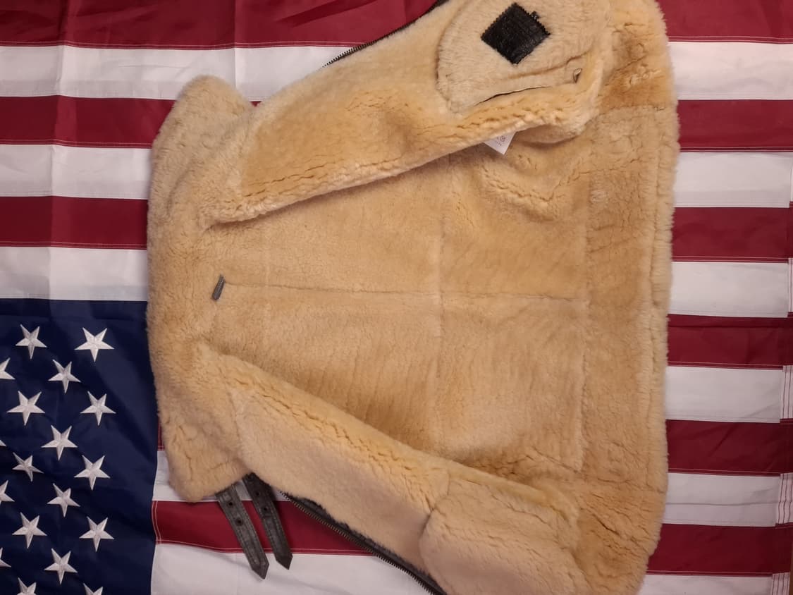 미공군 B-3 TYPE 리얼레더 항공 폭격기 무스탕 베스트 상품이미지8