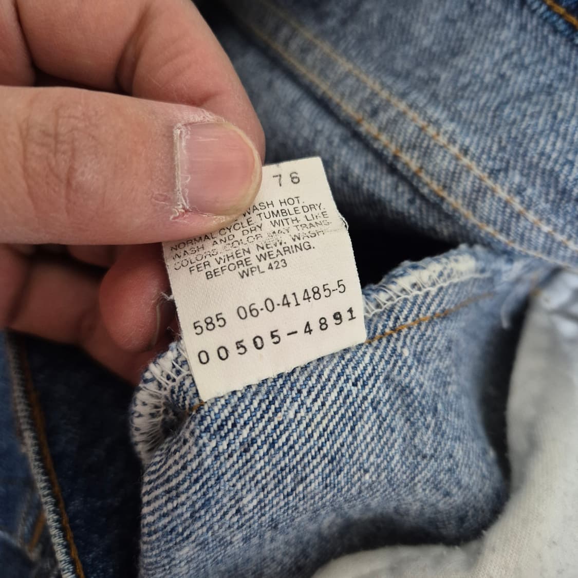 90's Made In USA 505 리바이스 데님팬츠 Levis 상품이미지5