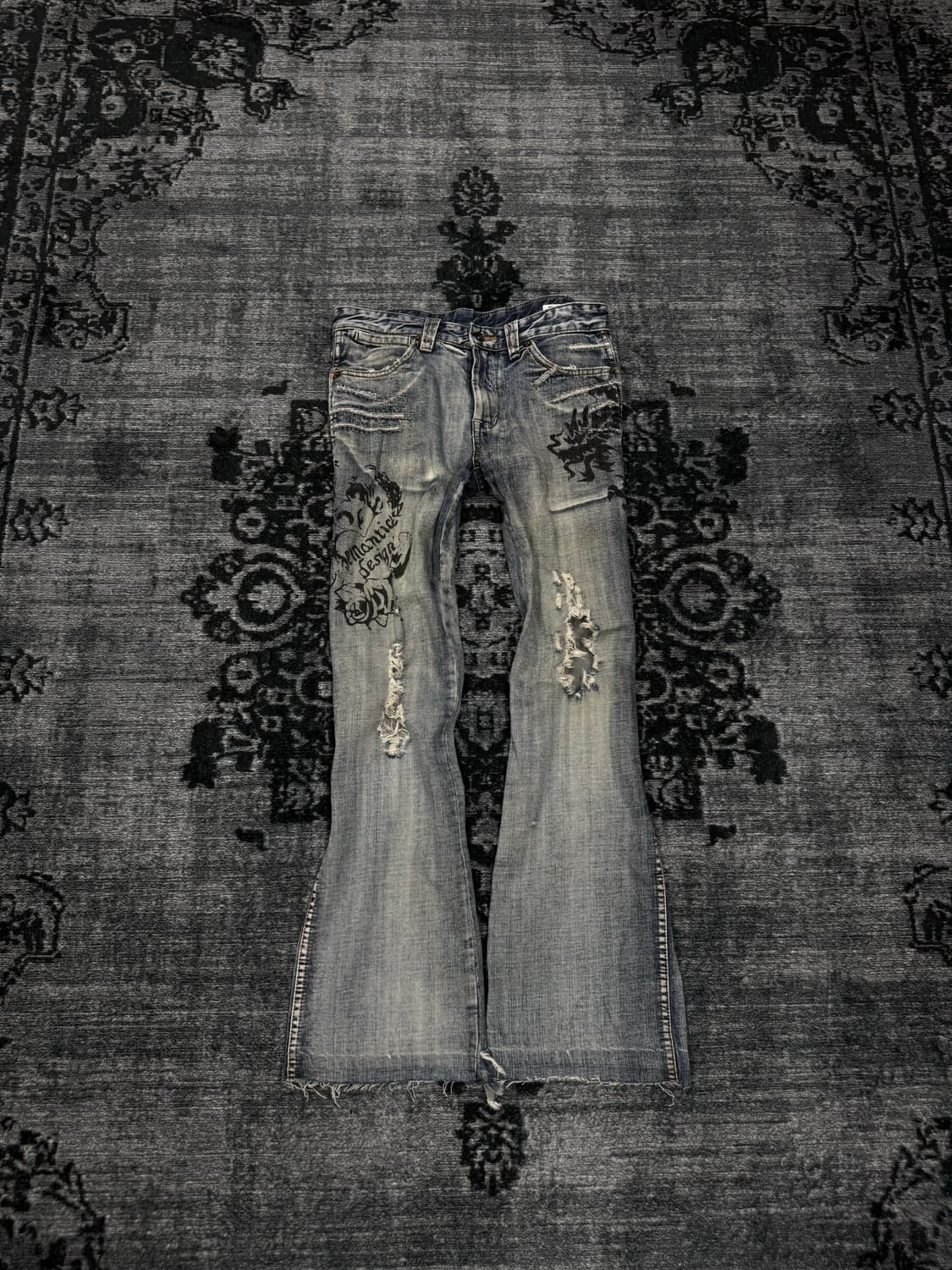 Semantic design 00s dragon denim pants 상품이미지2