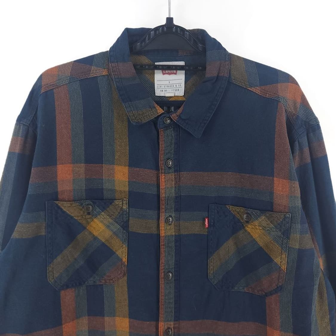 [남L]리바이스 코튼 체크 셔츠[Y61-290] 상품이미지2