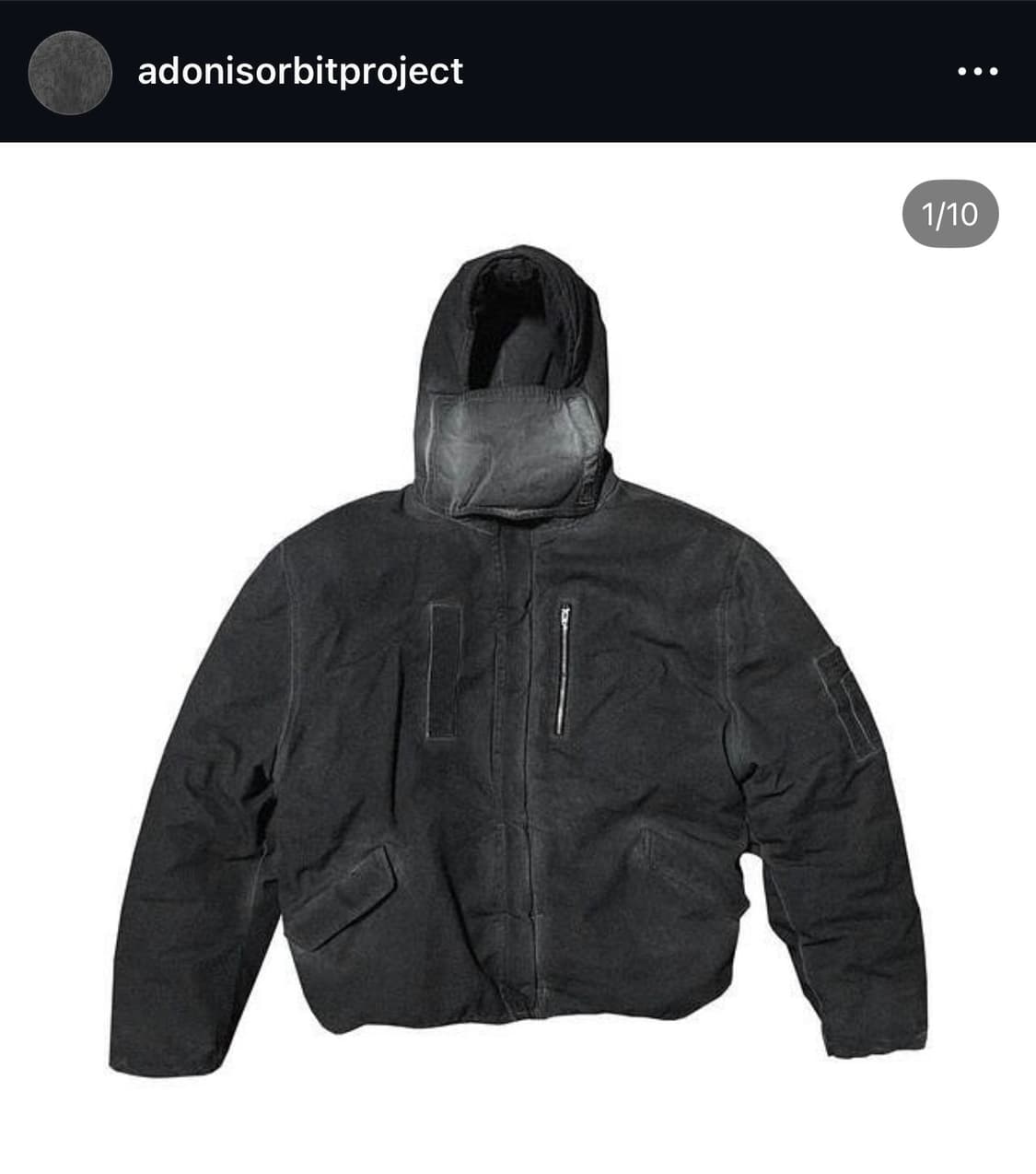 에이옵 마스크 후디 봄버 판매합니다 상품이미지1