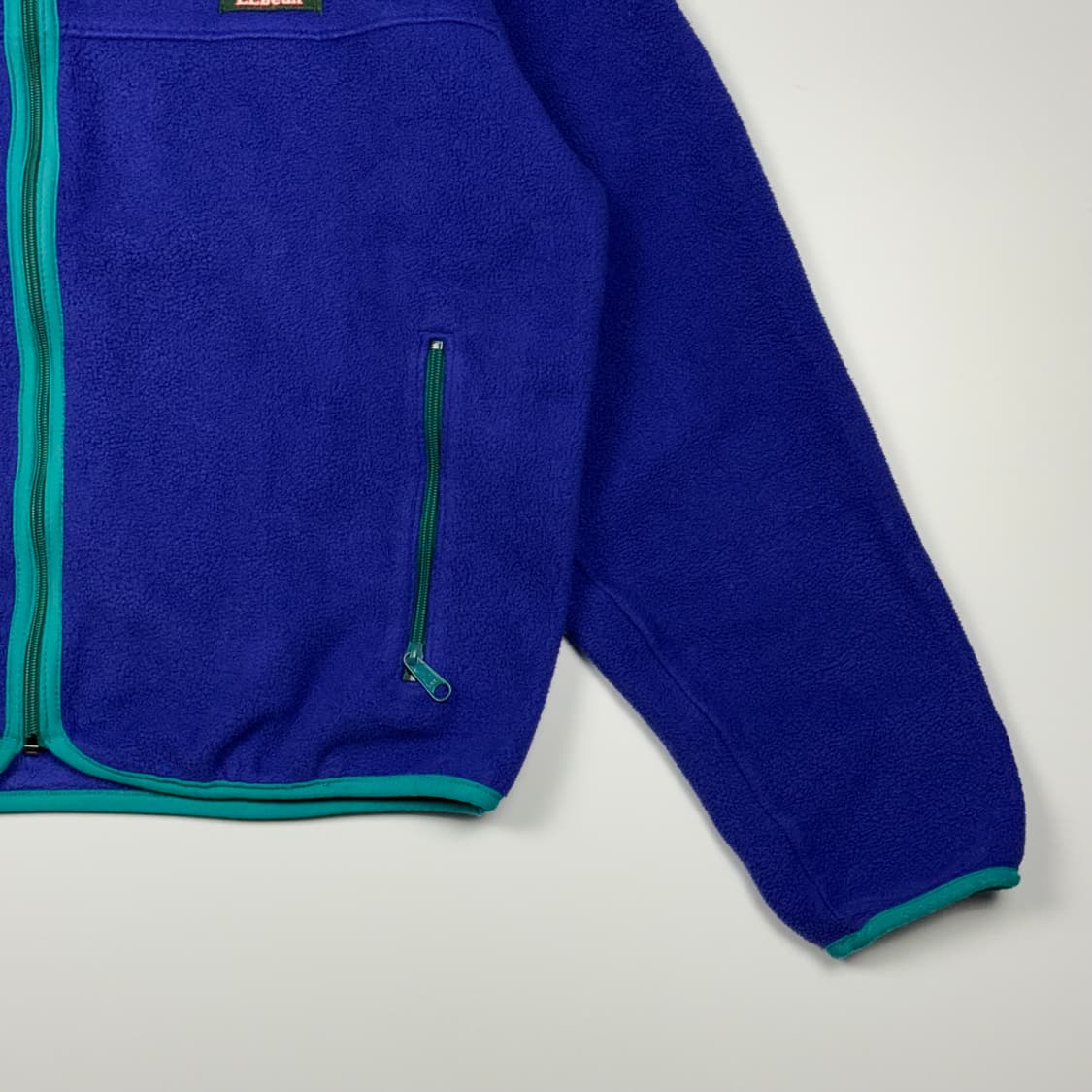 (105) 80s 엘엘빈 플리스 자켓 블루 상품이미지5