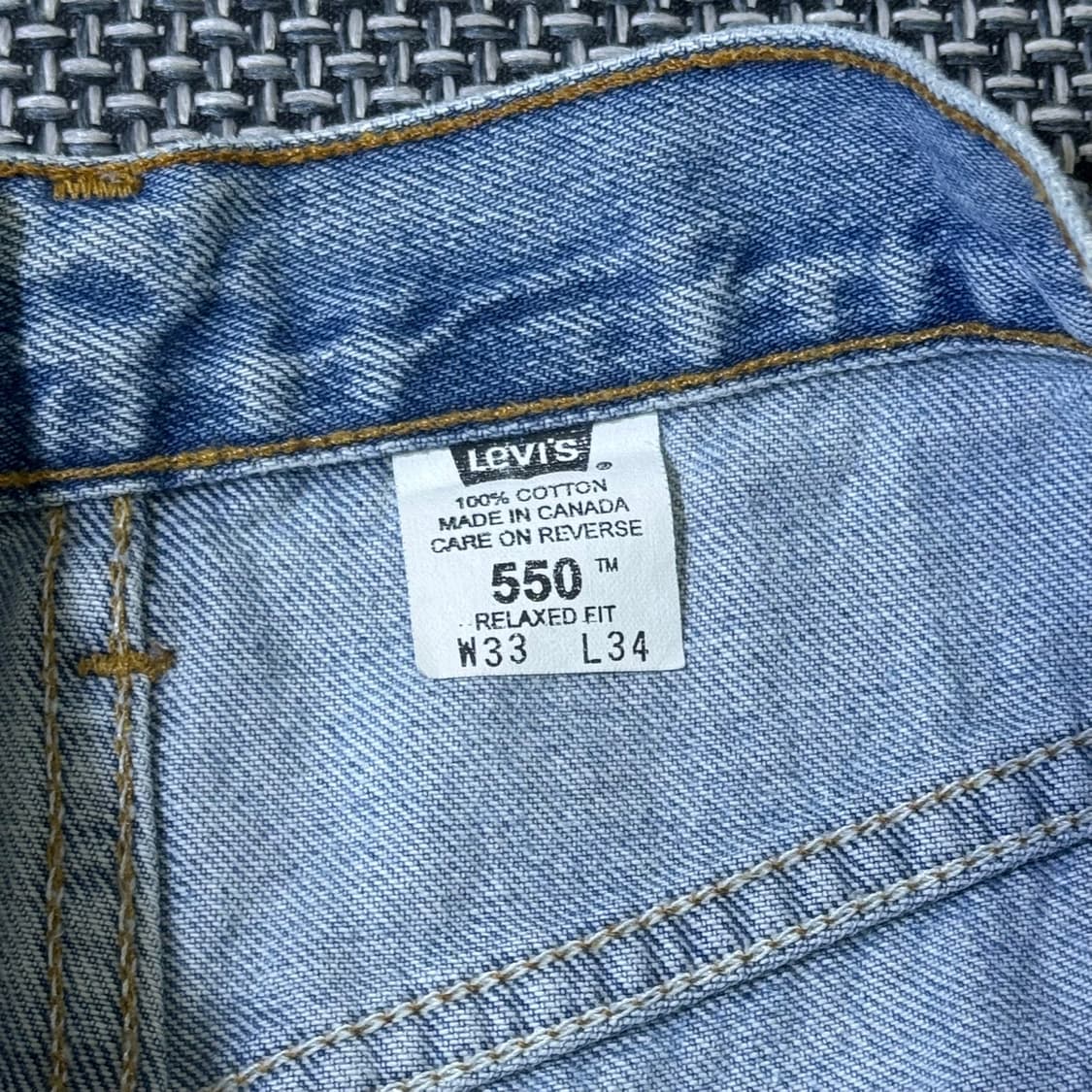 올드 캐나다 리바이스 550 하프 데님(33/kold_7874) 상품이미지6