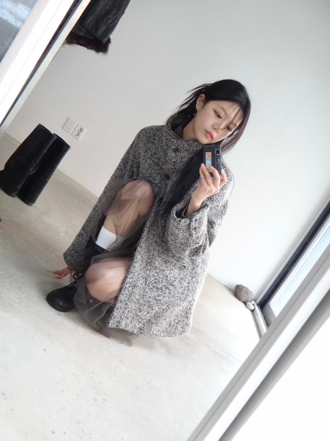 Single button jacket / grey 상품이미지1