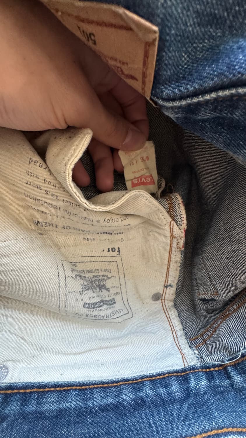 리바이스 501 w36 L34 상품이미지10