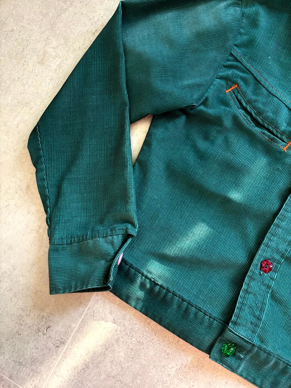 70's 리바이스 코듀로이 웨스턴 자켓 S(55~66) 상품이미지3