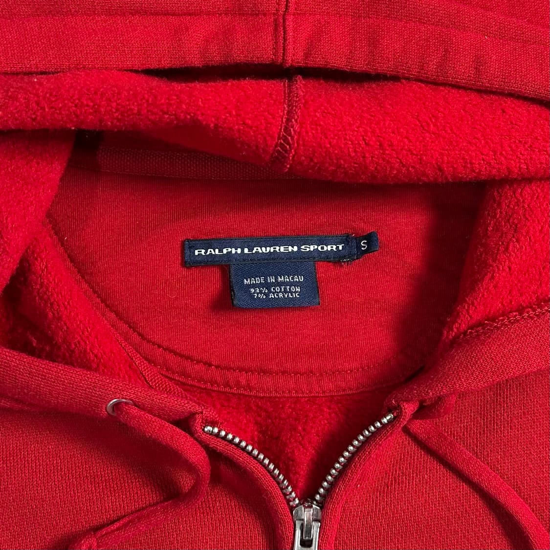 폴로 랄프로렌 레드 후드집업  상품이미지5