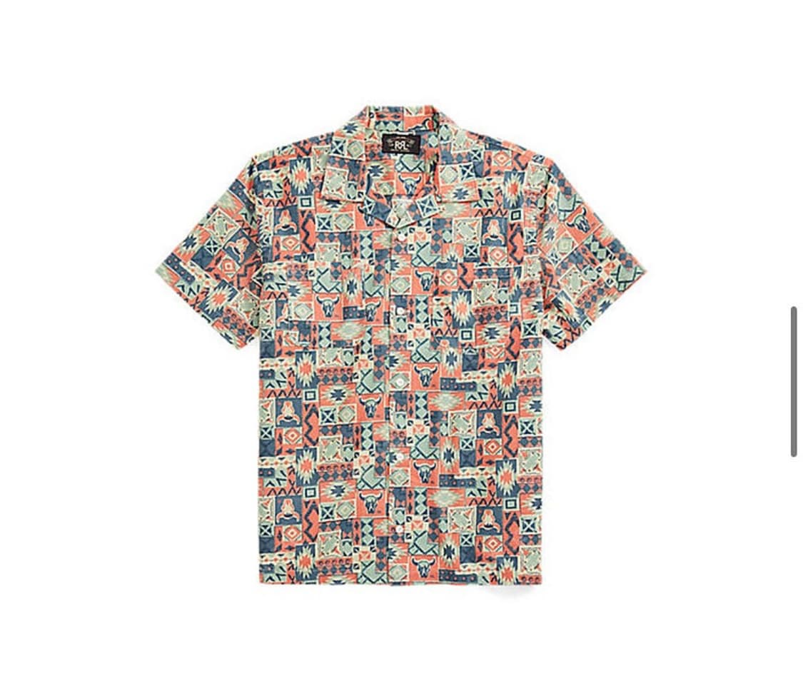 RRL 더블알엘 프린팅 반팔 셔츠 XL 상품이미지1