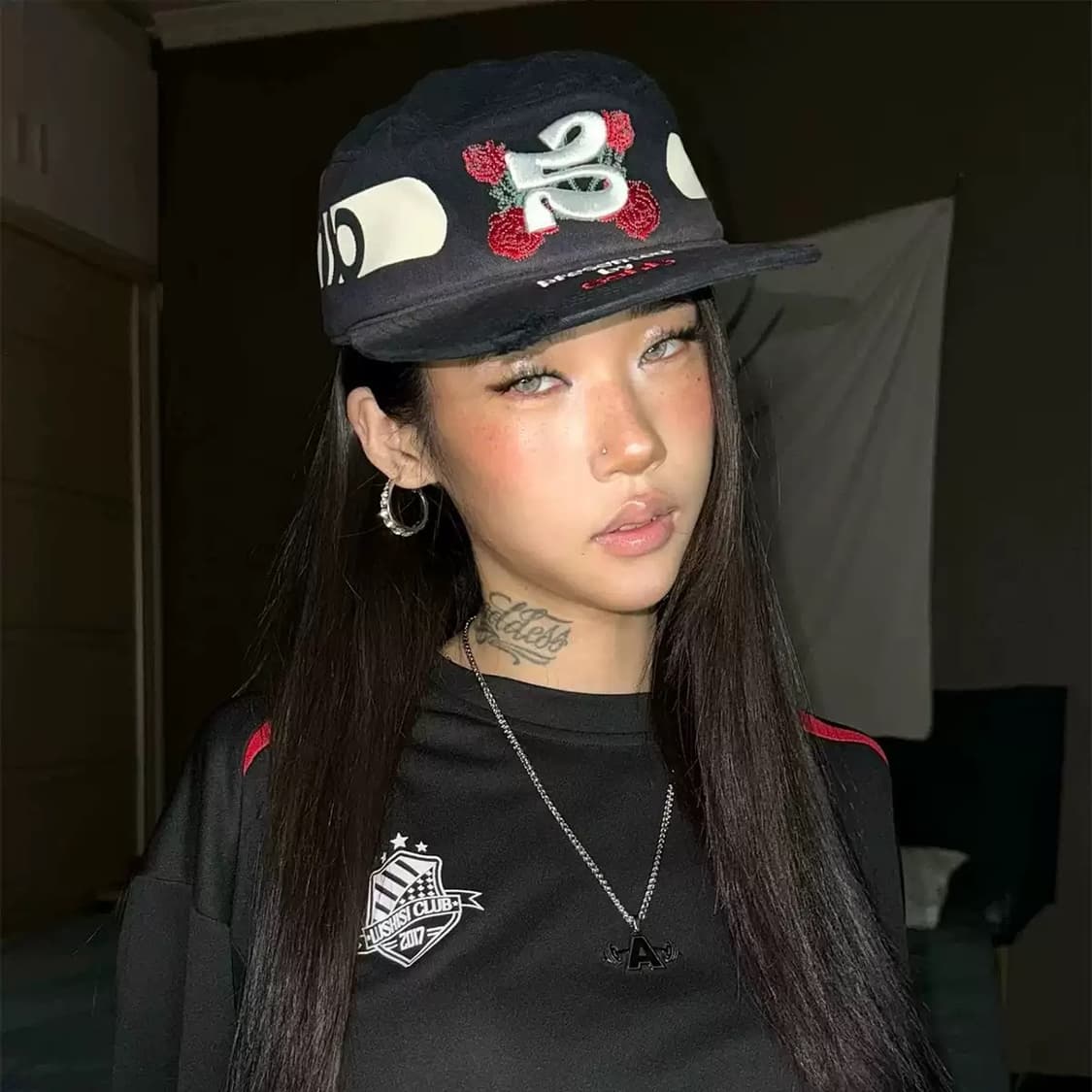 빈티지무드 디스트레스드 로즈 페이디드 필드캡 상품이미지4