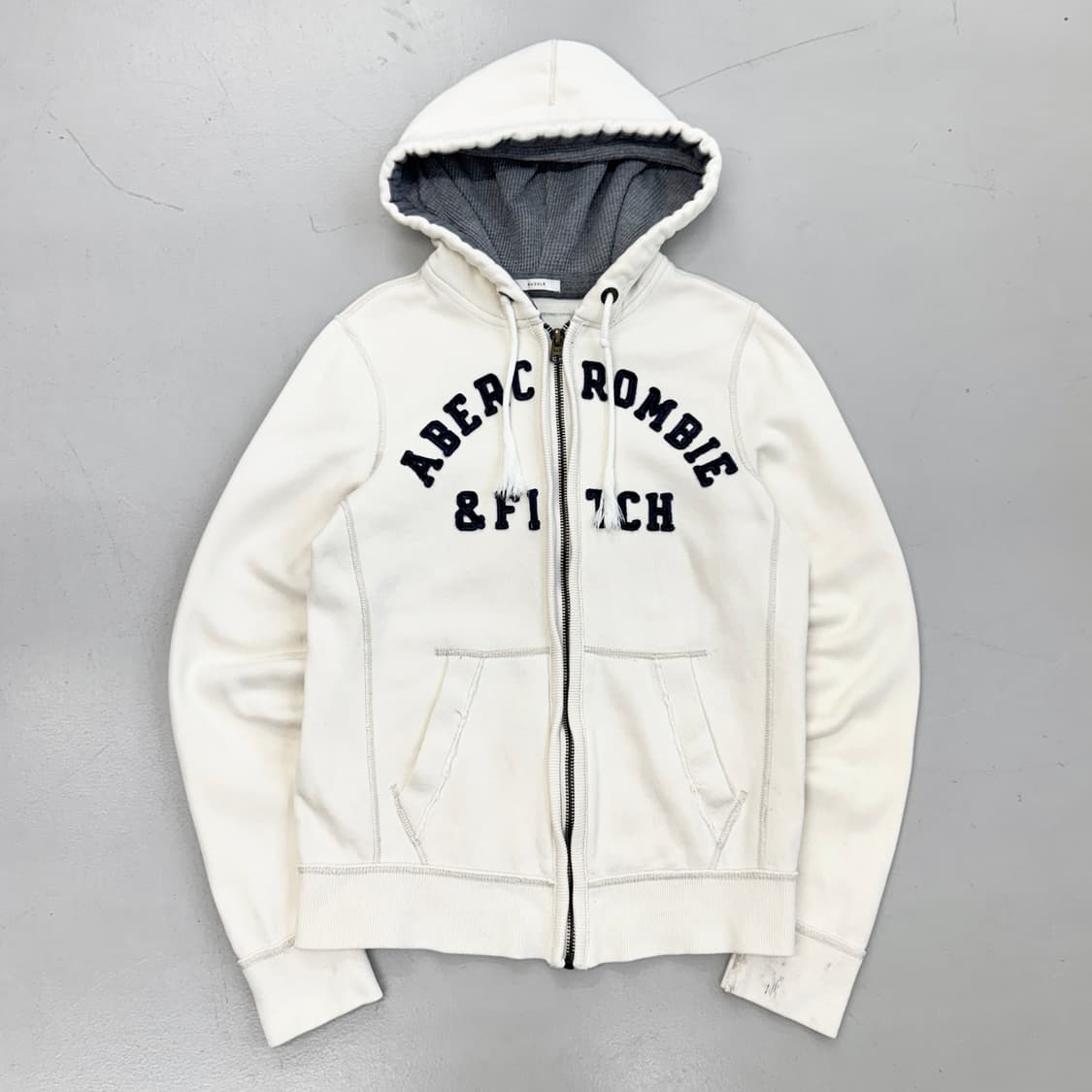 아베크롬비 Y2K 아치로고 후드집업 상품이미지2