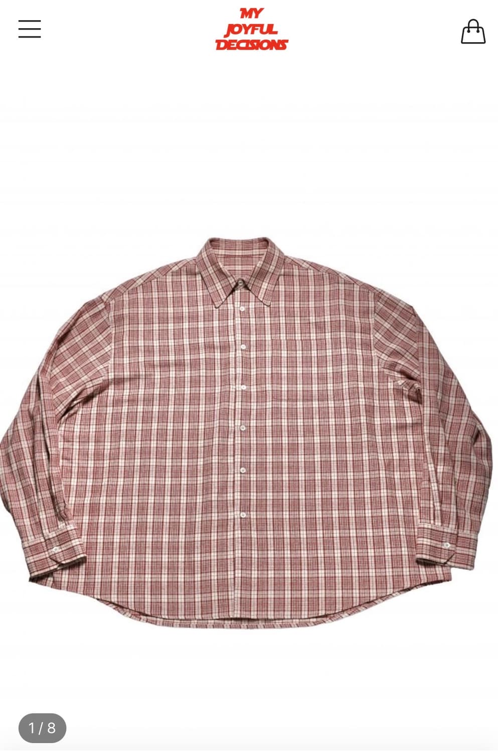 Mjd 체크셔츠 L 상품이미지2