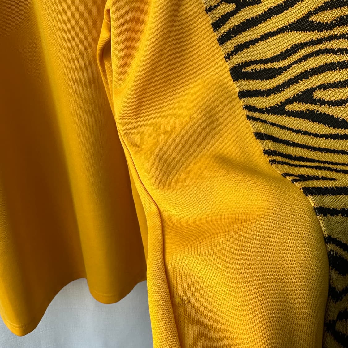 슈프림 19FW 지브라 롱슬리브 탑 옐로우 L 상품이미지5