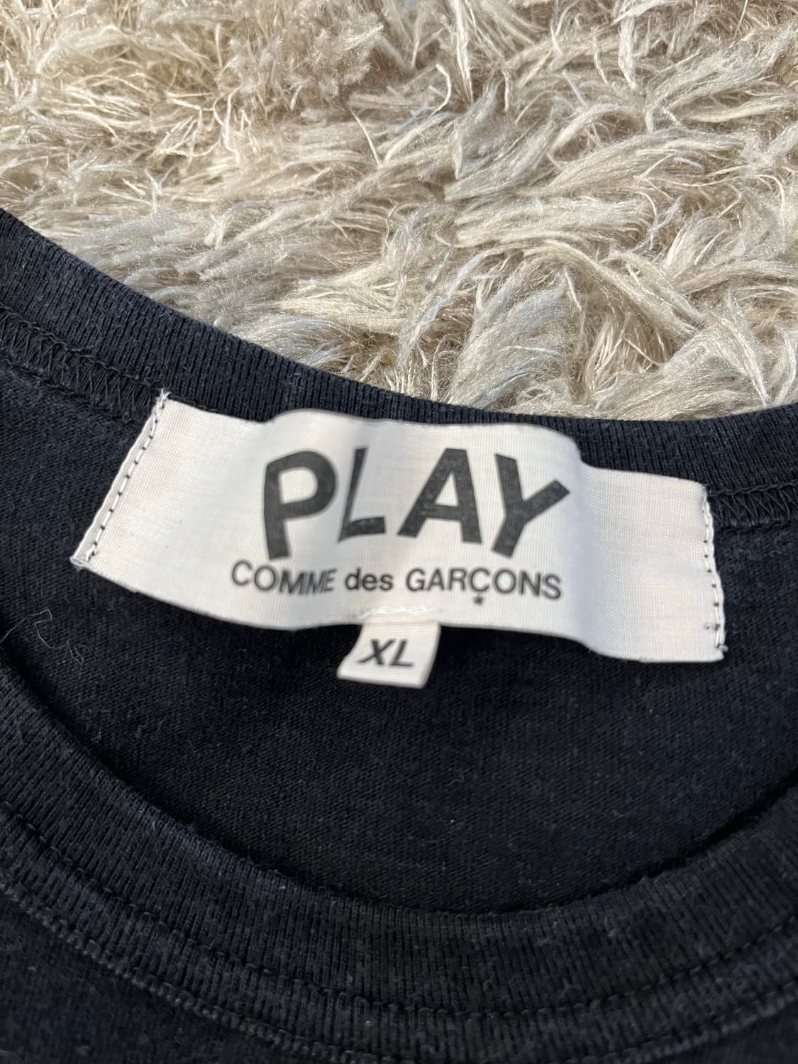 꼼데가르송 더블와펜 반팔 xl 상품이미지3
